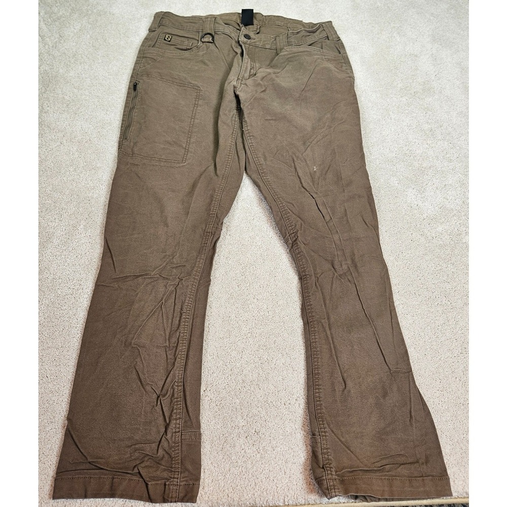 Rugged Noble Outfitters FullFlexx Nailhead Performance Pants‎ Mens 36x34 Brown - Picture 2 of 13